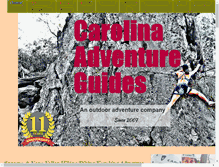 Tablet Screenshot of carolinaadventureguides.com